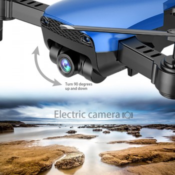 Teeggi M69 FPV Drone with 720P Wide-angle WiFi Camera HD Foldable RC Mini Quadcopter Helicopter VS VISUO XS809HW E58 X12 Dron
