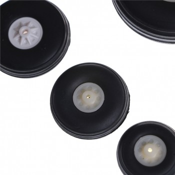 2Pcs/lot Tail Wheel Rubber PU Plastic Hub 1 - 3.5  Inch For RC Airplane Replacement Parts Wholesale