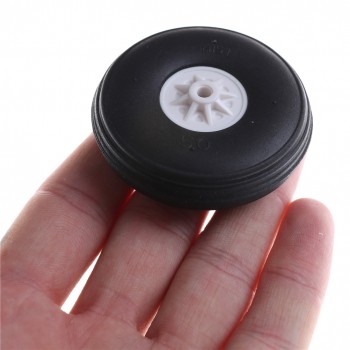 2Pcs/lot Tail Wheel Rubber PU Plastic Hub 1 - 3.5  Inch For RC Airplane Replacement Parts Wholesale