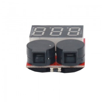 Digital 2 IN1 Low Buzzer Alarm 1S-8S Lipo Li-on Fe RC Voltage Meter Monitor Tester for Helicopter Battery 35%Off