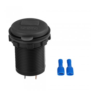 Onever Motorcycle USB Waterproof DC 12V Dual USB Car Charger Adapter Socket Adapter 5v 2.1A 1A for Boat Auto Iphone Huawei