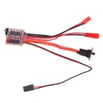 20A Motor Speed RC ESC 2KHz Forward Reverse Brush Brake RC 2S for Controller Boat Car Prototank Top Regulator for free