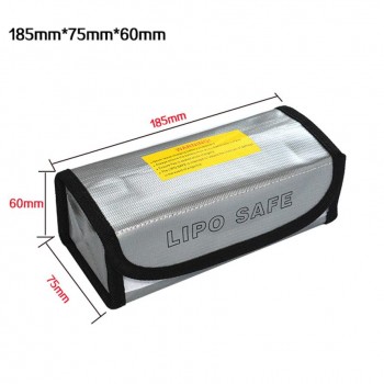 LiPo Li-Po Battery Fireproof Safety Guard Safe Bag 185*75*60MM Levert Dropship S9162