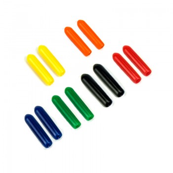 10Pcs Rubber Remote Control Transmitter Anti-slipping Stick Switch Cap Sheath For Futaba Frsky Radiolink RC Drone FPV Red Black