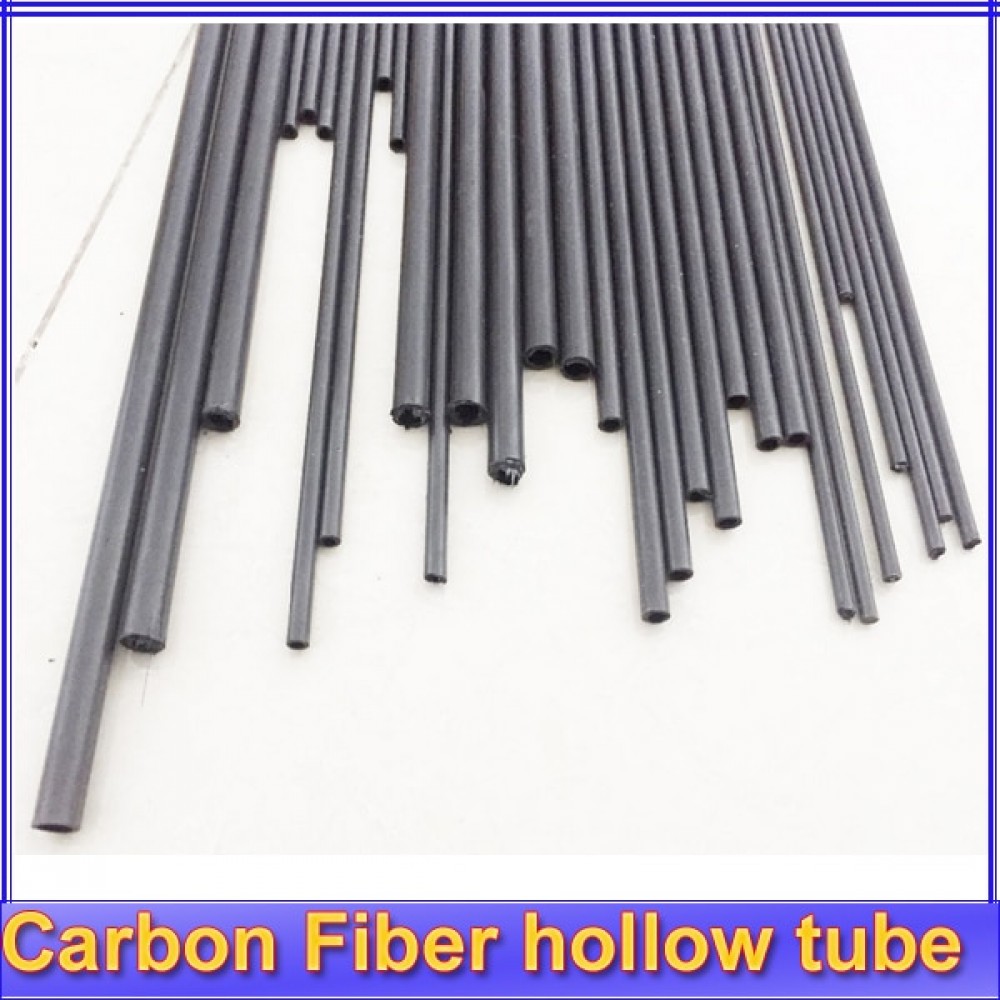 8pcs/lot New Carbon Fiber Hollow Tube 3K for Quadcopter Multicoptor 3mm/4mm/5mm/7MM (500mm length) wholesale