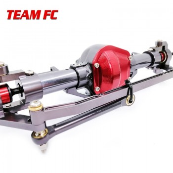 1 Set 1/10 Rc Car Complete Alloy Front And Rear Axle With Arm CNC Machined For 1:10 Rc Crawler AXIAL SCX10 RC4WD F222