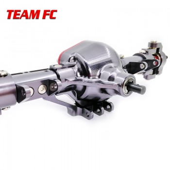 1 Set 1/10 Rc Car Complete Alloy Front And Rear Axle With Arm CNC Machined For 1:10 Rc Crawler AXIAL SCX10 RC4WD F222