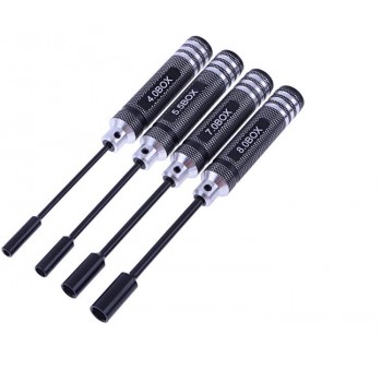 RC Tools 4 pcs hex screw driver set titanium plating hardened 1.5 2.0 2.5 3.0mm screwdriver For helicopter toys
