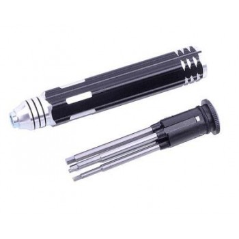 RC Tools 4 pcs hex screw driver set titanium plating hardened 1.5 2.0 2.5 3.0mm screwdriver For helicopter toys