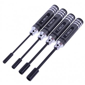 RC Tools 4 pcs hex screw driver set titanium plating hardened 1.5 2.0 2.5 3.0mm screwdriver For helicopter toys