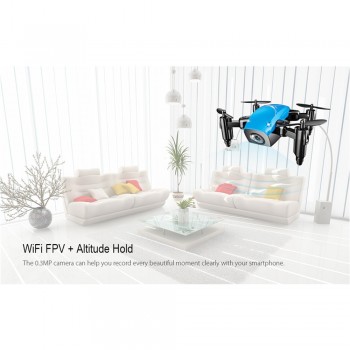 AEOFUN S9HW Mini Drone With Camera HD S9 No Camera Foldable RC Quadcopter Altitude Hold Helicopter WiFi FPV Micro Pocket Dron