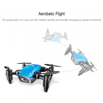 AEOFUN S9HW Mini Drone With Camera HD S9 No Camera Foldable RC Quadcopter Altitude Hold Helicopter WiFi FPV Micro Pocket Dron