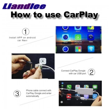 Liandlee CarPlay Adapter For Android NAVI GPS USB Link To Screen Double Control for Driver Multimedia Smart Phone Car Player