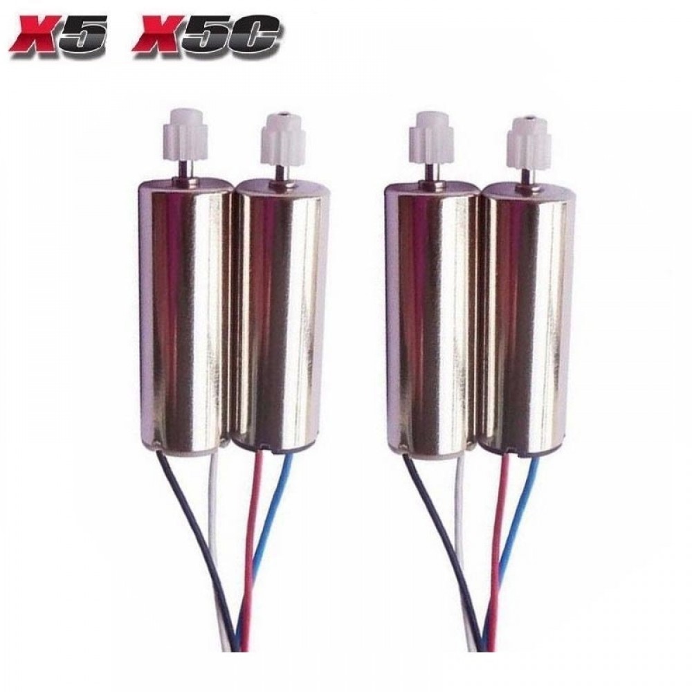 4PCS SYMA X5C X5 Motor 2pcs Engine A and 2pcs Engine B RC Quadcopter Spear Parts Accessories100% Original