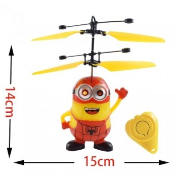 Original Fly Flashing Me Minion RC Helicopter Hand Control Toys Quadcopter RC Drone Ar.drone Ball With LED VS XS809shw JJRC H36
