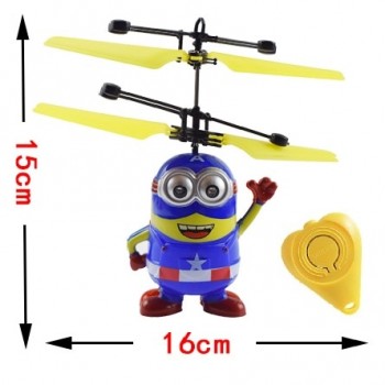 Original Fly Flashing Me Minion RC Helicopter Hand Control Toys Quadcopter RC Drone Ar.drone Ball With LED VS XS809shw JJRC H36