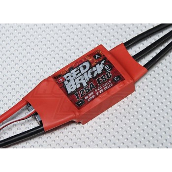 1pcs Red Brick 50A/70A/80A/100A/125A/200A Brushless ESC Electronic Speed Controller 5V/3A 5V/5A BEC for FPV Multicopter