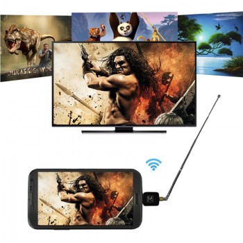 Mini Micro TV Tuner Receiver For Android Phone USB 2.0 DVB-T Digital Tablet PC Car Electronics Accessories TV-Tuners