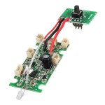 LeadingStar E58 RC Quadcopter Spare Parts Receiver Board with High Hold Mode Switch Board Suitable for Eachine E58