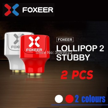 Foxeer Lollipop 2 Stubby Antenna 5.8G 2.3Dbi RHCP LHCP 22.7mm 4.8g FPV SMA Micro Mushroom Receiver Antenna for FPV GREEN