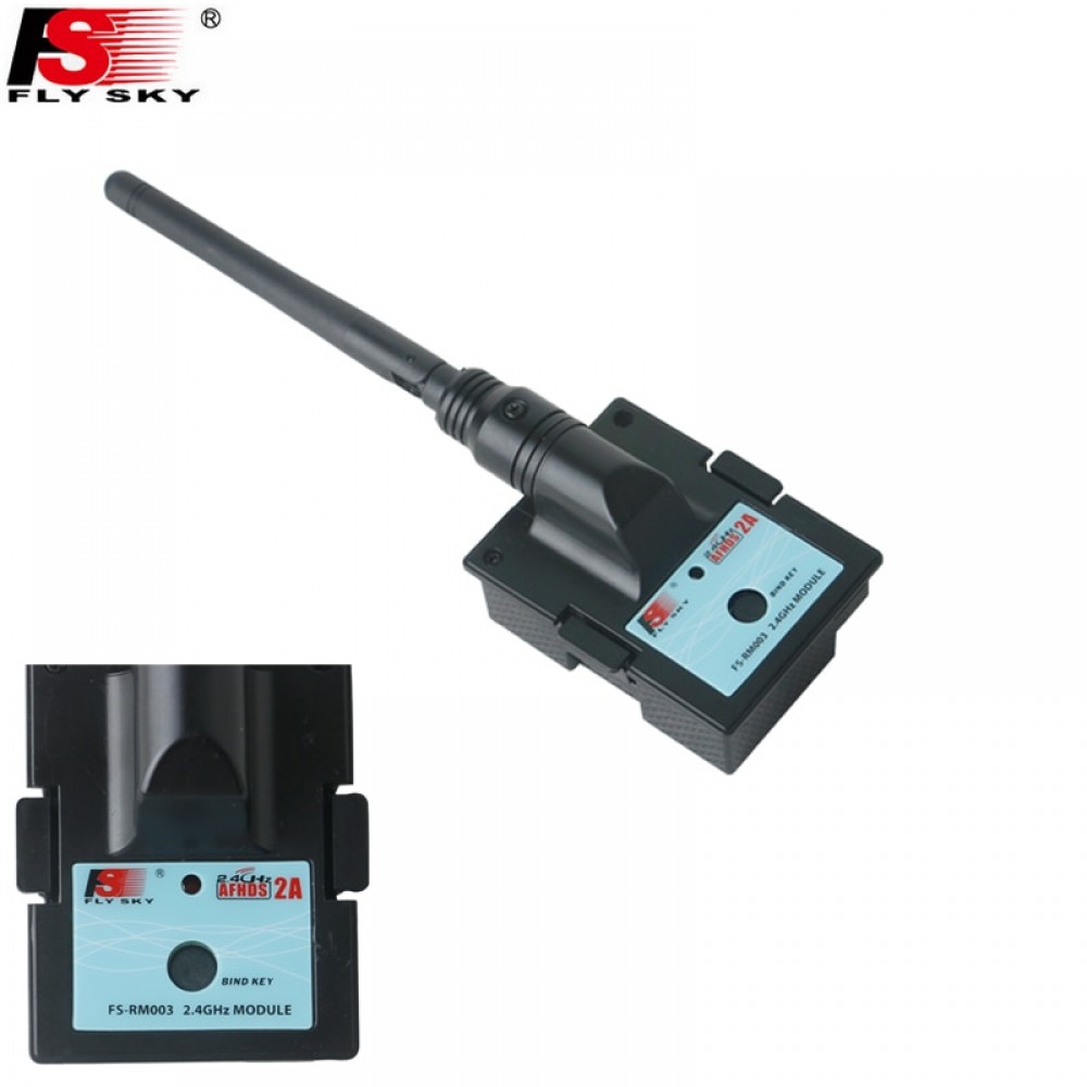 1pcs Flysky FS-RM003 2.4G Transmitter Module with Antenna Compatible AFHDS 2A Only For FS-TH9X Transmitter