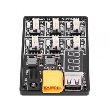 6in1 LiPo Charging Board High Quality 1S LiPo Battery Charger Charging Board RC Accessory with USB Interface
