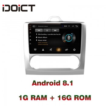 IDOICT  Android 8.1 Car DVD Player GPS Navigation Multimedia For Ford Focus Radio 2005-2011 car stereo bluetooth