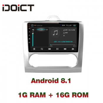 IDOICT  Android 8.1 Car DVD Player GPS Navigation Multimedia For Ford Focus Radio 2005-2011 car stereo bluetooth