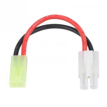 Hot Sale Large Tamiya Male Female To Mini Tamiya Female Male Adapter Converter Plug 16AWG Cable Wire High Quality RC Accessory