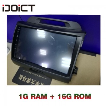 IDOICT  Android 8.1 Car DVD Player GPS Navigation Multimedia For KIA Sportage R radio 2010-2017 car stereo bluetooth