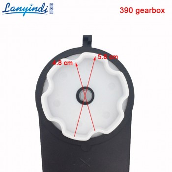 Childrens electric car gearbox with DC motor,kids car gearbox with high and low speed devices,550 and 390 motor for remote car