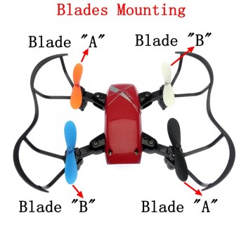 Length = 42mm Propeller Blade for S9 S9W S9HW Mini Foldable RC Drone Mini Foldable RC Quadcopter Pocket Drone 901S 901H 901HS