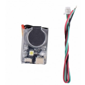 JHE42B 5V Super Loud Buzzer Tracker 110dB with LED Buzzer Alarm for Multirotor FPV Racing Drone Flight Controller