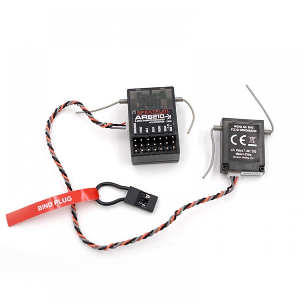 AR6210 DSMX 6-Channel Receiver RX Support DSM2 for Spektrum Transmitter TX  DX6i DX7 DX8 DX9 DX18 JR Transmitter