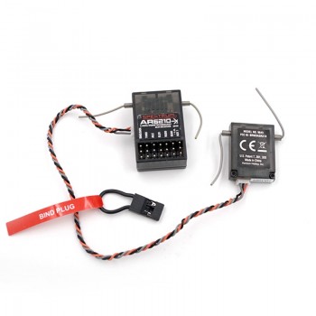 AR6210 DSMX 6-Channel Receiver RX Support DSM2 for Spektrum Transmitter TX  DX6i DX7 DX8 DX9 DX18 JR Transmitter