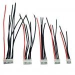 5pcs/lot 2S 3S 4S 5S 6S Balancing Changer Wire Charger Silicon Cable JST-XH JST XH Connector Adapter Plug 22AWG 100mm for Lipo