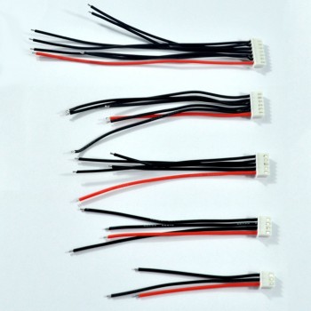 5pcs/lot 2S 3S 4S 5S 6S Balancing Changer Wire Charger Silicon Cable JST-XH JST XH Connector Adapter Plug 22AWG 100mm for Lipo
