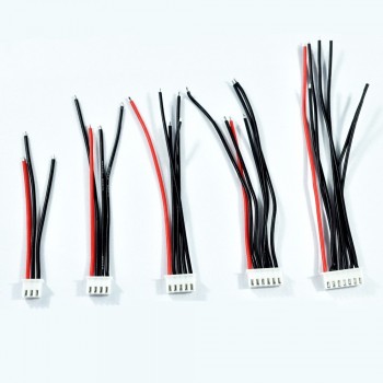 5pcs/lot 2S 3S 4S 5S 6S Balancing Changer Wire Charger Silicon Cable JST-XH JST XH Connector Adapter Plug 22AWG 100mm for Lipo