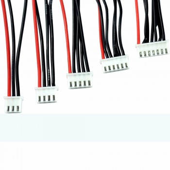 5pcs/lot 2S 3S 4S 5S 6S Balancing Changer Wire Charger Silicon Cable JST-XH JST XH Connector Adapter Plug 22AWG 100mm for Lipo