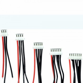 5pcs/lot 2S 3S 4S 5S 6S Balancing Changer Wire Charger Silicon Cable JST-XH JST XH Connector Adapter Plug 22AWG 100mm for Lipo