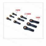 10pcs Ball Head Holder Tie Rod End M2 M2.5 M3 Ball Joint Link Rod End For RC Model Car Airplane Boat