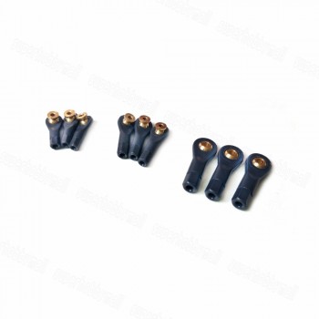 10pcs Ball Head Holder Tie Rod End M2 M2.5 M3 Ball Joint Link Rod End For RC Model Car Airplane Boat
