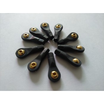 10pcs Ball Head Holder Tie Rod End M2 M2.5 M3 Ball Joint Link Rod End For RC Model Car Airplane Boat