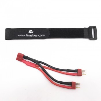 Limskey Power Upgrade to 7.4V 5000MAH (2pcs*2500mah 7.4V ) 40C 2S lipo battery T plug for Wltoys 12428 12423 RC Car Parts