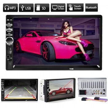 DHL 5 PCS 7018B 2DIN Car Radio Player 1080P Car Bluetooth Audio 7 HD Radio In Dash Touch Screen Stereo USB MP3 MP5 Player