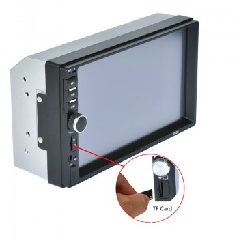 DHL 5 PCS 7018B 2DIN Car Radio Player 1080P Car Bluetooth Audio 7 HD Radio In Dash Touch Screen Stereo USB MP3 MP5 Player