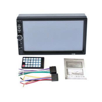 DHL 5 PCS 7018B 2DIN Car Radio Player 1080P Car Bluetooth Audio 7 HD Radio In Dash Touch Screen Stereo USB MP3 MP5 Player