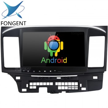 Android 8.0 for Mitsubishi Lancer 10 EVO 2007 to 2018 Car GPS Navigation Entertainment System Multimedia Player Head Unit PC OBD