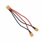 XT60 Parallel Battery Connector Cable Dual Extension Y Splitter 16AWG 15cm Silicone Wire 20% off