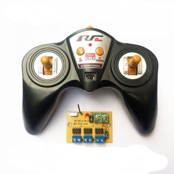 6CH high-power 2.4G 50 meter remote control transmit and receiver Radio system  car model ship DIY 6-15v 9v 12v
